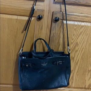 Kate spade black leather purse